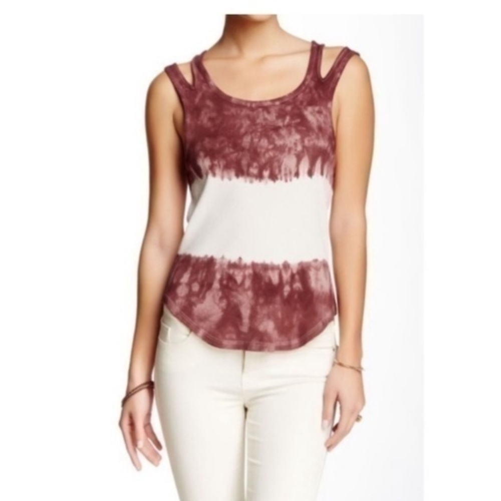We the Free Tie Dye Double Strap Tank Top Size Large